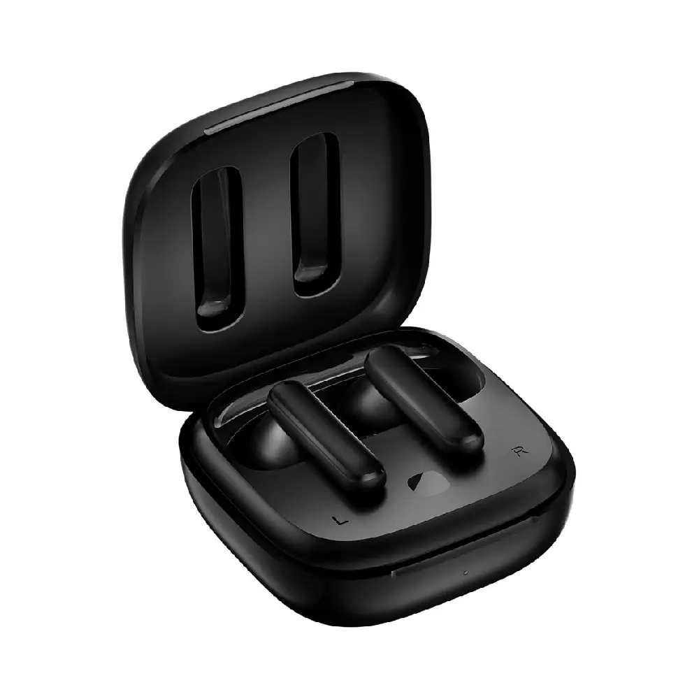 ایرپاد بلوتوثی QCY T13 ANC مشکی با طراحی مینیمال و نویز کنسلینگ
