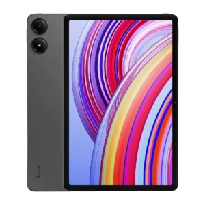 تصویر تبلت شیائومی Redmi Pad Pro رنگ خاکستری با نمایشگر روشن