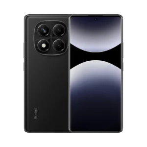 نمای روبرو و پشت گوشی Redmi Note 14 Pro 4G مشکی مات