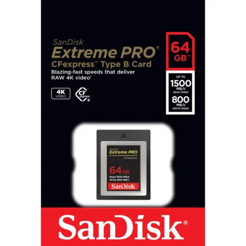 کارت حافظه SANDISK CF EXPRSES TYPE-B 64G 800MB - Image 2