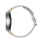 نمای افقی از پهلو ساعت Galaxy Watch7 L310 رنگ کرمی
