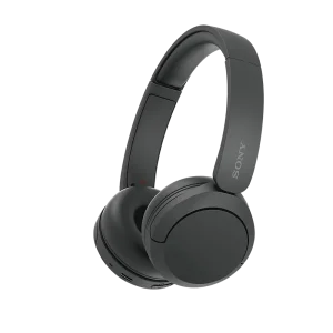 هدفون Sony WH-CH520 رنگ مشکی با طراحی مینیمال.