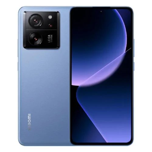 گوشی شیائومی Xiaomi 13T 5G آبی با پنل چرمی و دوربین لایکا