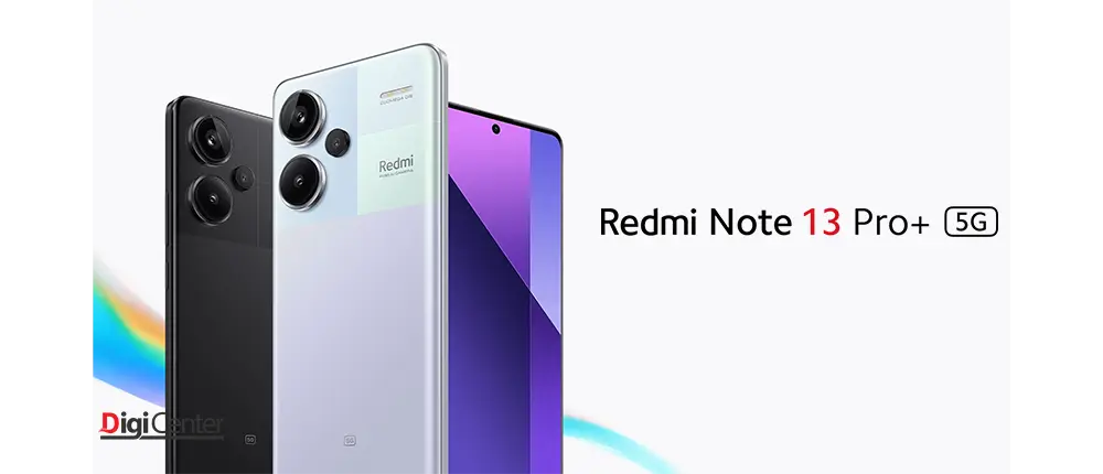 گوشی شیائومی Redmi Note 13 Pro+ 5G دو سیم کارت ظرفیت 256 گیگابایت رم 8 گیگابایت در رنگ مشکی و سفید