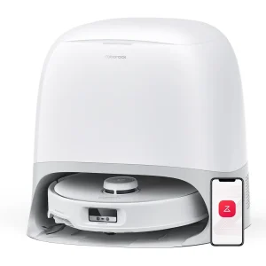 جارو رباتیک Roborock Qrevo Curv هوشمند با طراحی مدرن و قابلیت شست‌وشوی خودکار