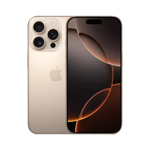 iPhone 16 Pro طلایی صحرایی حافظه 256 گیگ رم 8 نات‌اکتیو