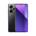 نمای گوشی Redmi Note 13 Pro+ 5G در رنگ مشکی با صفحه نمایش تمام‌صفحه و طراحی شیشه‌ای