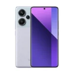 نمای جلو و پشت گوشی Xiaomi Redmi Note 13 Pro Plus 5G در رنگ یاسی روشن با طراحی دوربین سه‌گانه