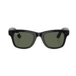 نمای جلوی عینک هوشمند Ray-Ban Meta Wayfarer با لنز سبز