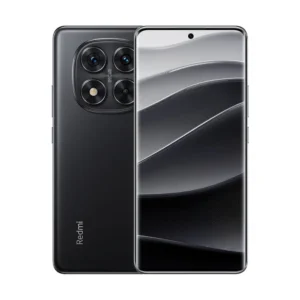 گوشی شیائومی Redmi Note 14 Pro 5G مشکی از نمای جلو و پشت
