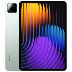 نمای جلویی و پشتی Xiaomi Pad 7 256/8GB نسخه سبز روشن با نمایشگر رنگی و طراحی مینیمال.