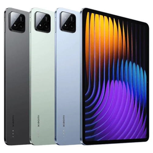 تبلت Xiaomi Pad 7 Pro 256/12GB در سه رنگ آبی، سبز و خاکستری همراه با صفحه‌نمایش روشن