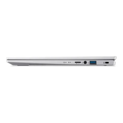 پورت‌های USB، microSD، جک 3.5 میلی‌متری، Kensington Lock در لبه سمت چپ لپ‌تاپ ایسر Swift Go 14