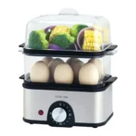 بخارپز و تخم مرغ پز سه طبقه گرین لاین Egg Cooker | Vegetable Steamer - Image 3