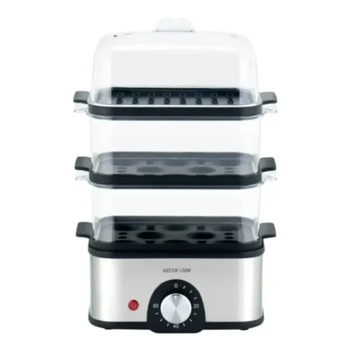 بخارپز و تخم مرغ پز سه طبقه گرین لاین Egg Cooker | Vegetable Steamer - Image 1