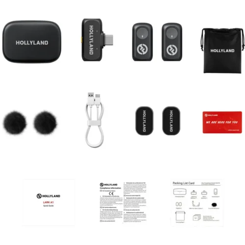 میکروفون بی سیم هالی لند Hollyland Lark A1 Type-c دو نفره - Image 2