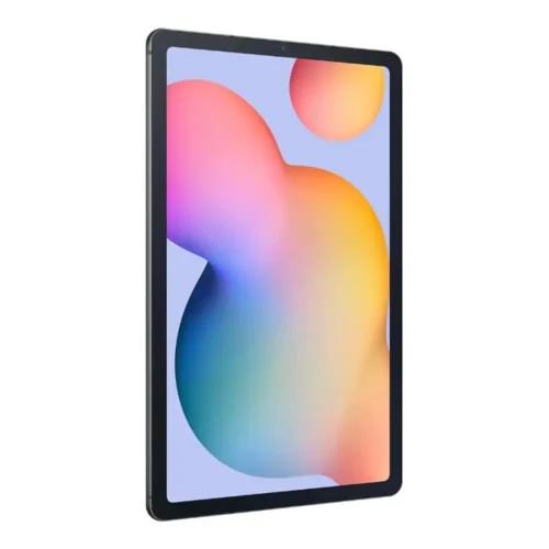 نمای سه‌بعدی جلوی تبلت سامسونگ Galaxy Tab S6 Lite 2024 با حاشیه‌های باریک