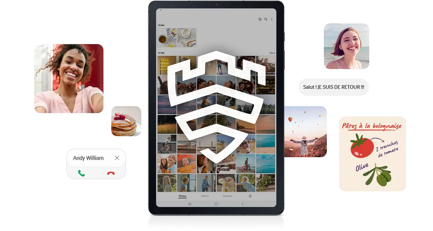 امنیت اطلاعات و اتصال آسان در تبلت سامسونگ Galaxy Tab S6 Lite 2024