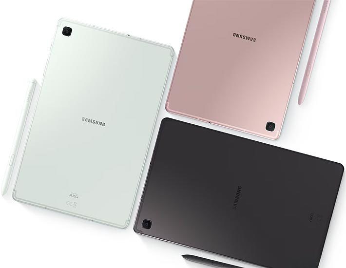 رنگ‌های مختلف تبلت سامسونگ Galaxy Tab S6 Lite 2024 از نمای پشت