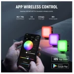 پنل نور نیوور Neewer RGB62 Magnetic RGB LED Light Panel - Image 3