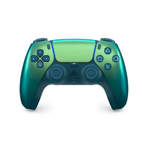دسته PS5 DualSense سبز آبی کروم - Image 1