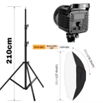 کیت پیشنهادی عکاسی و فیلمبرداری حرفهای با ویدیو لایت 300 وات