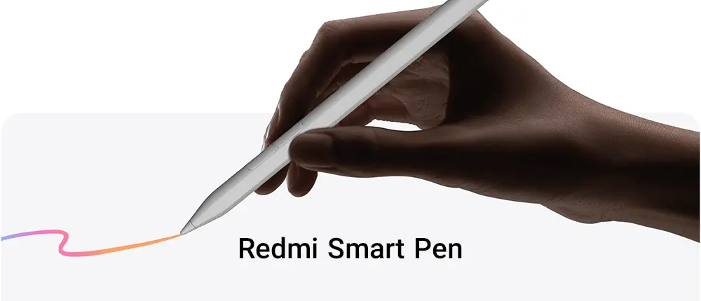 تصویر قلم Redmi Smart Pen در دست کاربر در حال طراحی