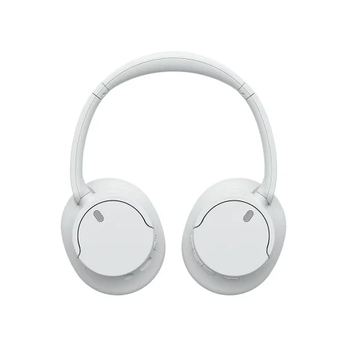 هدفون بی‌سیم Sony WH-CH720N سفید با طراحی ساده و مینیمال