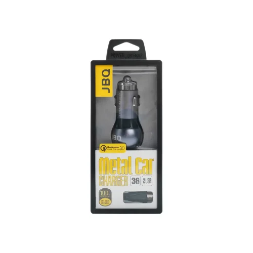 شارژر فندکی دو پورت جی بی کیو با کابل مدل C-503Q - Image 4