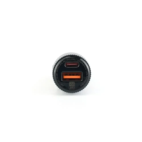 شارژر فندکی دو پورت (PD , QC3.0) جی بی کیو با کابل مدل C-510Q - Image 2