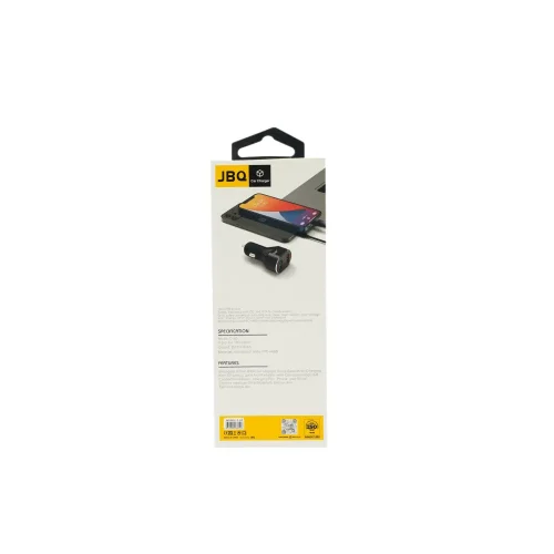 شارژر فندکی دو پورت جی بی کیو با کابل مدل C-65 - Image 4
