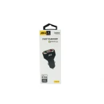 شارژر فندکی دو پورت جی بی کیو با کابل مدل C-65 - Image 3