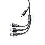 کابل شارژ سه کاره جی بی کیو مدل CA-533 (3in1) - Image 4