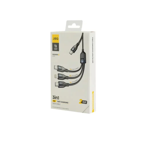 کابل شارژ PD سه کاره جی بی کیو مدل CA-537 - Image 4
