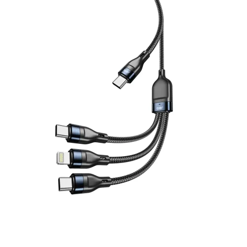 کابل شارژ PD سه کاره جی بی کیو مدل CA-537 - Image 1