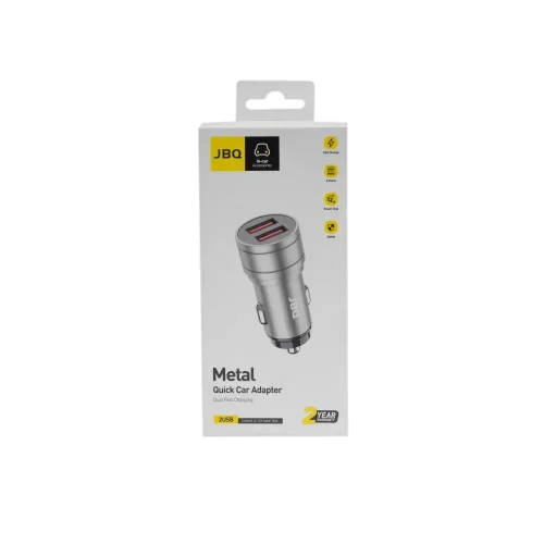 شارژر فندکی دو پورت جی بی کیو مدل CC-24 - Image 2