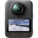 نمای جلوی دوربین DJI Osmo 360 با تصویر روی نمایشگر