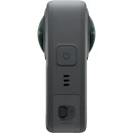 نمای جانبی دوربین ورزشی DJI Osmo 360پک Adventure Combo خاکستری