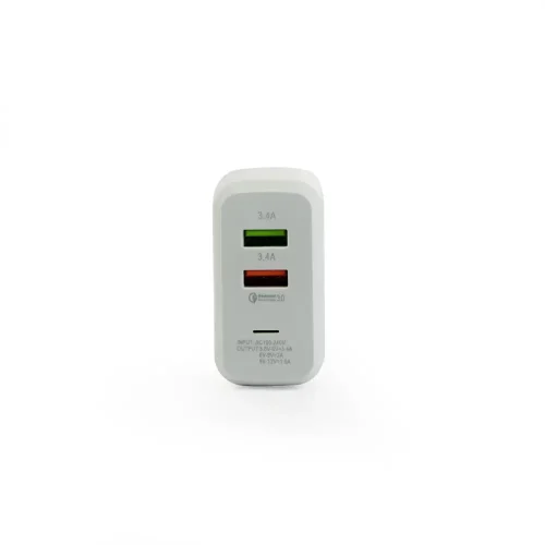 شارژر دیواری جی بی کیو با کابل تایپ سی مدل F-2USB c - Image 3
