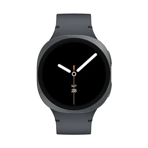 نمای روبه‌رو ساعت سامسونگ Galaxy Watch 8 مشکی