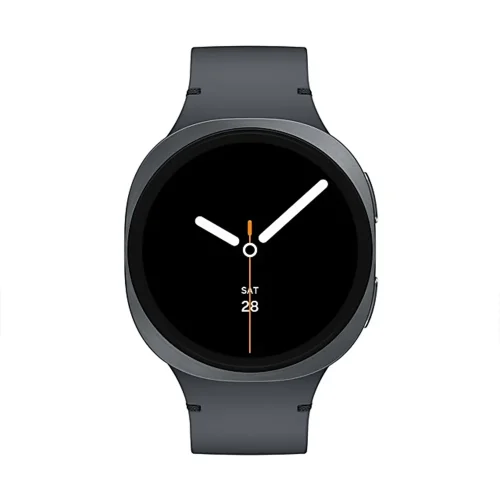 نمای روبه‌رو ساعت سامسونگ Galaxy Watch 8 مشکی