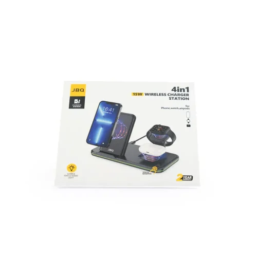 شارژر بی سیم جی بی کیو مدل WLC-31 (4in1) - Image 4
