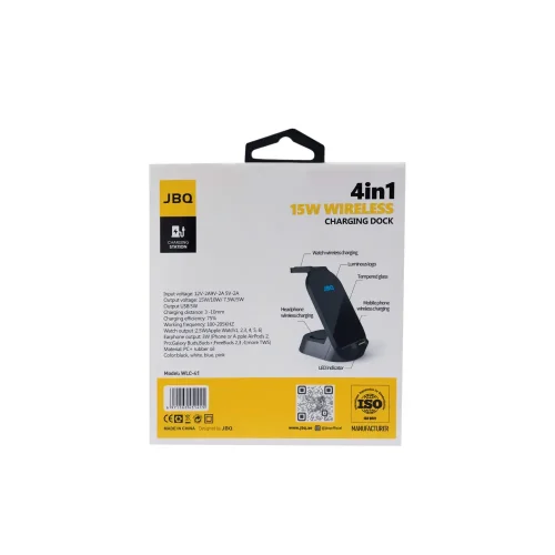 شارژر بی سیم جی بی کیو مدل WLC-41 (4in1) - Image 9