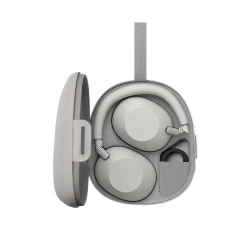 هدفون سونی WH-1000XM6 سفید در کیف