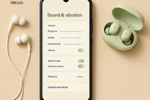 تنظیمات هندزفری و صدای گوشی شیائومی