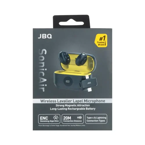 میکروفون بی‌سیم یقه ای JBQ مدل Sonic Air B250352 - Image 2