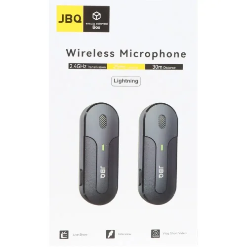میکروفون یقه ای بی‌سیم Lightning جی بی کیو مدل MPH-I8 - Image 5