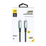 کابل سوپر فست شارژ تایپ‌ سی به تایپ‌ سی 240 وات JBQ مدل PCA-24 - Image 2