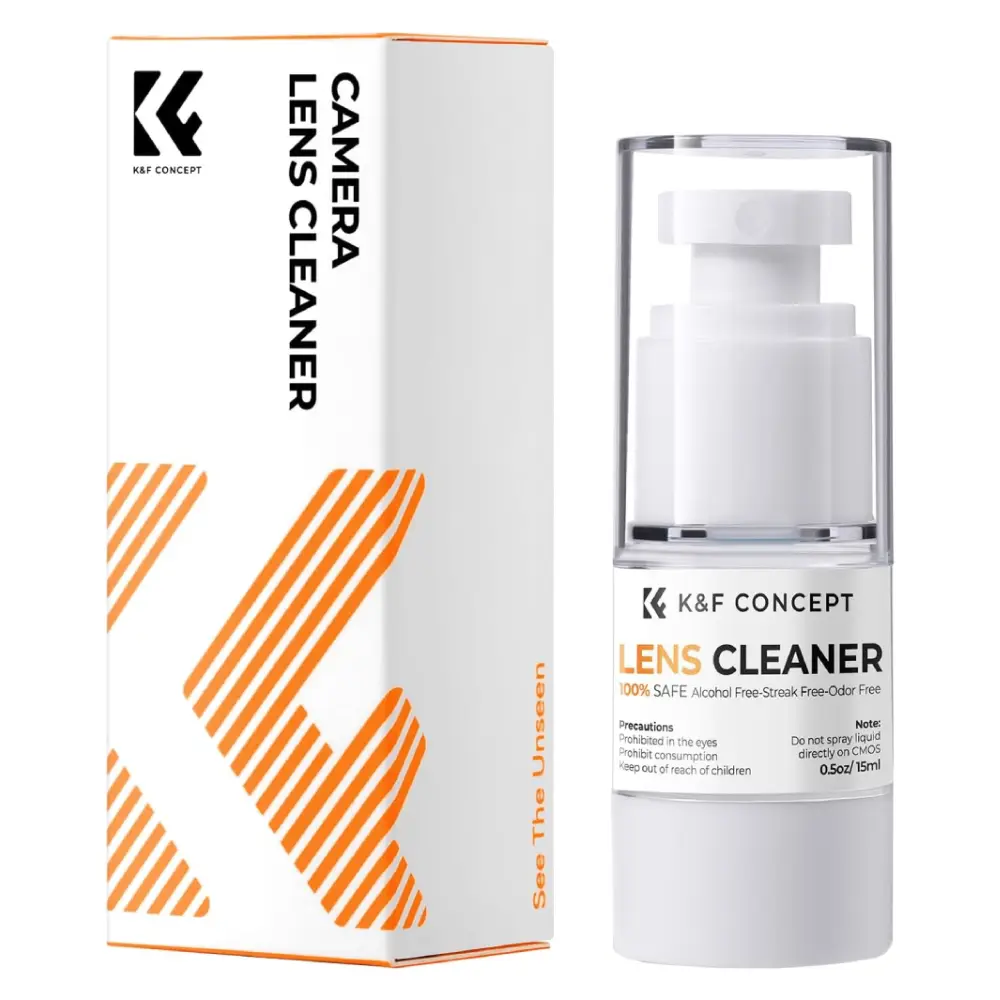 K&F KF08.044 Lens Cleaner 15 ml مایع تمیزکننده لنز دوربین K&F کی اند اف مدل KF08.044 حجم 15 میلیلیتر - Image 1