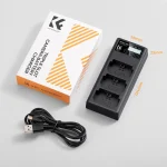 شارژر کی اند اف سه تایی K&F Concept NP-FZ100 Battery Charger SKU KF28.0061 - Image 2